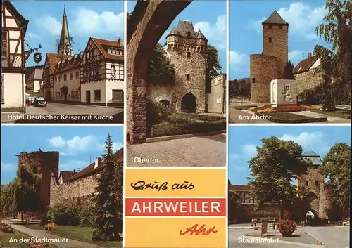 Ahrweiler Ahr Hotel Deutscher Kaiser Stadtmauer / Bad Neuenahr-Ahrweiler /Ahrweiler LKR
