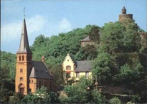 pw15468 Saarburg Saar Evangelische Kirche Kategorie. Saarburg Alte Ansichtskarten