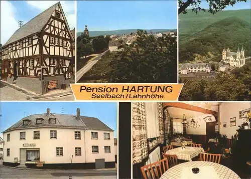 Seelbach Nassau Pension Hartung Fachwerk  Kat. Seelbach