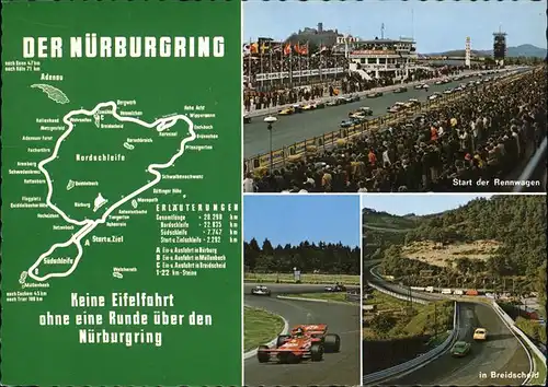 Breidscheid Nuernburgring Autorennen Kat. Adenau