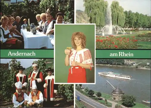 Andernach Rhein Wein Burnnen Kat. Andernach