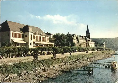 Unkel Rheinpromenade Schiff Kat. Unkel