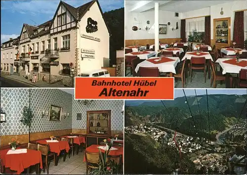 Altenahr Bahnhotel Huebel Kat. Altenahr