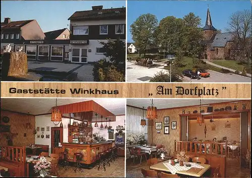 Wiblingwerde Gasstaette Winkhaus Am Dorfplatz Kat. Nachrodt Wiblingwerde