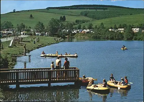 Stadtkyll Ferienpark Wirfttal Baden Schlauchboot Kat. Stadtkyll