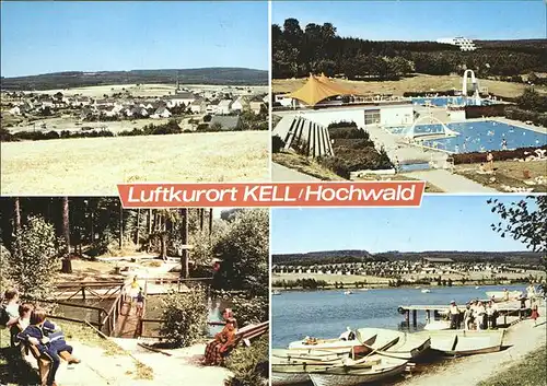 Kell See Hochwald Schwimmbad Camping Boote Kat. Kell am See