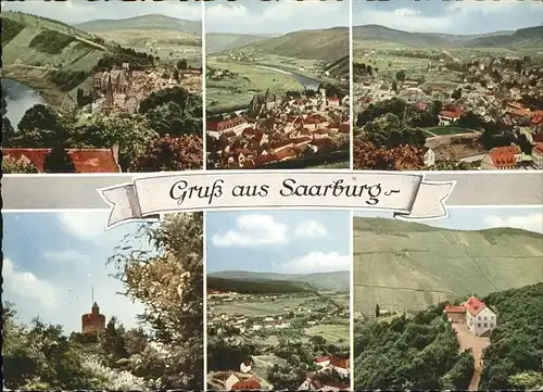 pw15760 Saarburg Saar 1000 jaehrige Stadt Kategorie. Saarburg Alte Ansichtskarten