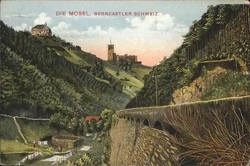 Bernkastel Kues Die Mosel Burg Kat. Bernkastel Kues