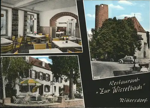 Rittersdorf Eifel Restaurant zur Wisselbach Kat. Rittersdorf