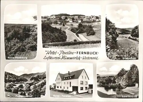 Huemmerich Westerwald Hotel Pension Fernblick / Huemmerich /Neuwied LKR