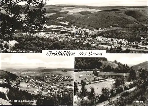 Neunkirchen Siegerland Struethuetten Freibad Kat. Neunkirchen