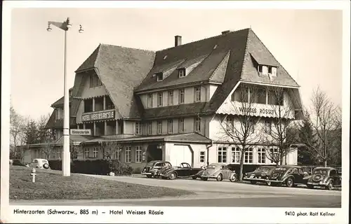 Hinterzarten Hotel Weisses Roessle Autos Kat. Hinterzarten