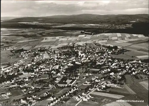 Hermeskeil Fliegeraufnahme Hugo Gettmann Leihbuecherei Kat. Hermeskeil