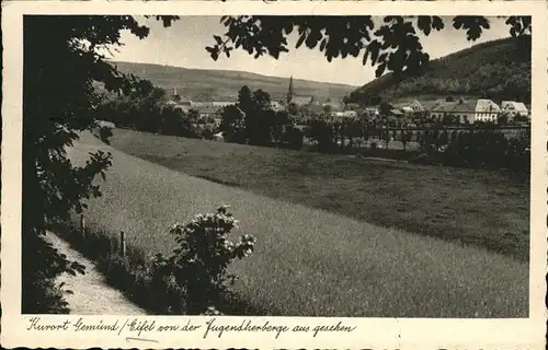 Gemuend Eifel Blick von der Jugendherberge Kat. Schleiden