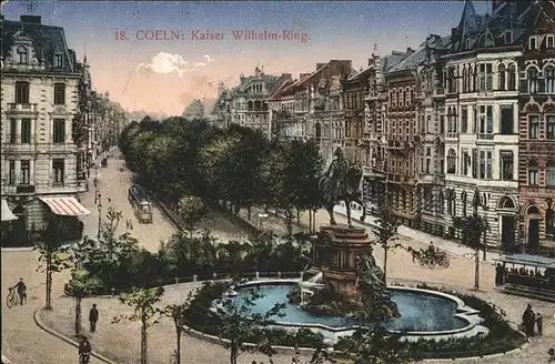 Koeln Kaiser Wilhelm Ring Feldpost Kat. Koeln