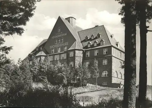 Oberwiesenthal Hoehensanatorium Sachsenbaude Kat. Oberwiesenthal