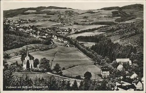 Bergneustadt Wiedenest mit Blick auf Bergneustadt Kat. Bergneustadt