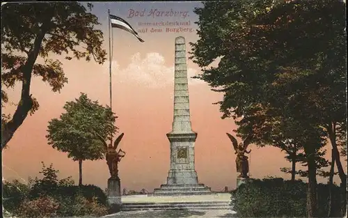 Bad Harzburg Bismarckdenkmal auf dem Burgberg Kat. Bad Harzburg
