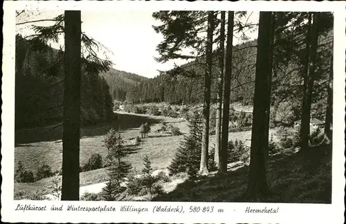 Willingen Sauerland Luftkurort und Wintersportplatz im Hermeketal / Willingen (Upland) /Waldeck-Frankenberg LKR