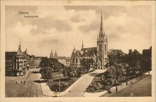 Kassel Lutherplatz Kirche Kat. Kassel