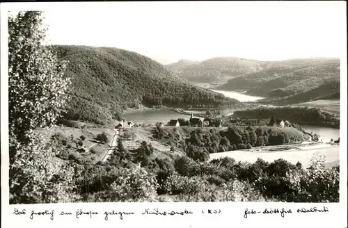 Edersee Das herrlich am Edersee gelegene Niederwerbe Kat. Edertal