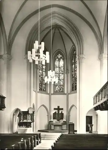 Bad Pyrmont Ev luth Stadtkirche Innenansicht Kat. Bad Pyrmont