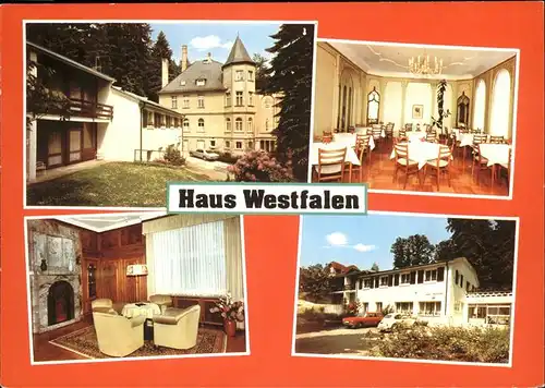 Bad Sachsa Haus Westfalen Teilansichten Kat. Bad Sachsa