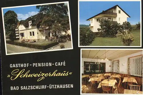 Bad Salzschlirf Gasthof Pension Schweizerhaus Kat. Bad Salzschlirf