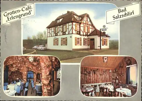 Bad Salzschlirf Grotten Cafe Erlengrund Kat. Bad Salzschlirf