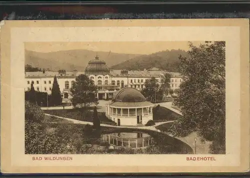 Bad Wildungen Badehotel Kat. Bad Wildungen