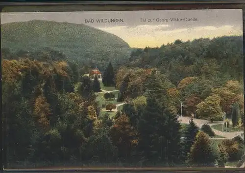 Bad Wildungen Tal zur Georg Viktor Quelle Kat. Bad Wildungen