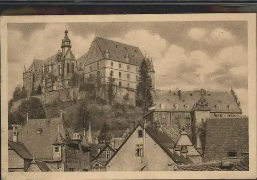 Marburg Lahn Schloss und Landgericht Kat. Marburg