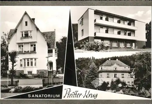 Bad Orb Sanatorium Pfeiffer Krug Kat. Bad Orb