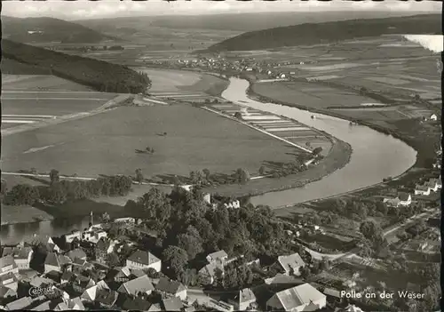 Polle Luftbild Polle an der Weser Kat. Polle