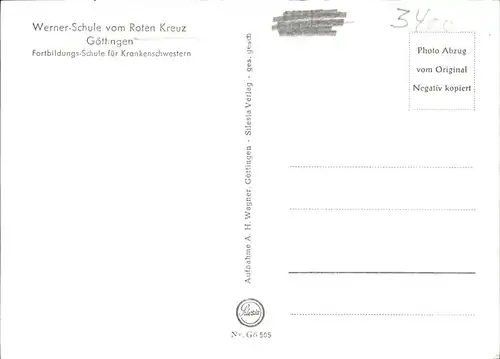 Goettingen Niedersachsen Werner Schule vom Roten Kreuz / Goettingen /Goettingen LKR