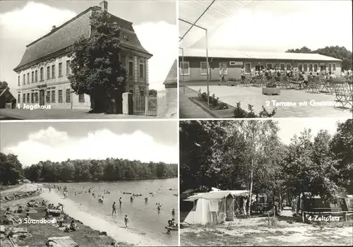 Thuemlitzwald Grimma Zeltplatz Naherholungsgebiet Jagdhaus