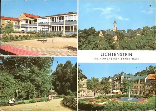 Lichtenstein Hohenstein-Ernstthal Kindergarten Neubaugebiet Karl-Marx-Platz