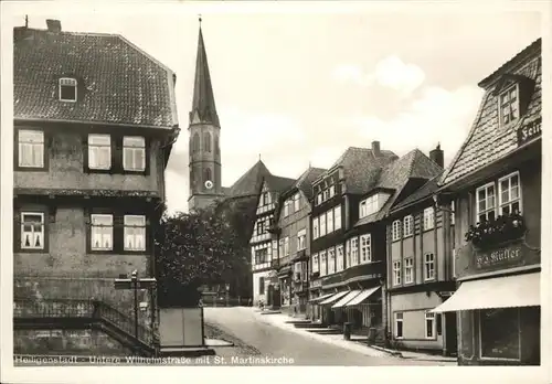 Heiligenstadt Eichsfeld Untere Wilhelmstrasse St.Martinskirche Kat. Heiligenstadt