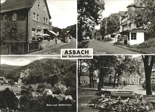 Asbach Schmalkalden Talstr. Lindenplatz Hachelstein Cafe Endter