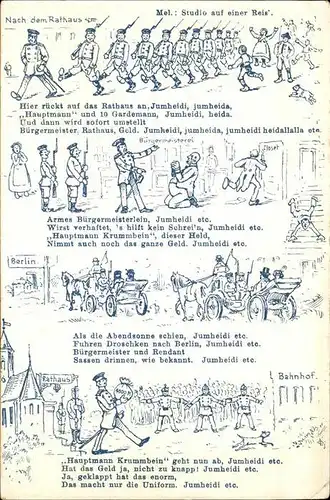 Koepenick Zeichnungen Hauptmann Krummbein / Berlin /Berlin Stadtkreis