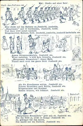 Koepenick Zeichnungen Hauptmann Kuenstlerkarte / Berlin /Berlin Stadtkreis