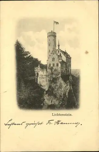 wz41938 Schloss Lichtenstein Burg Kategorie. Lichtenstein Alte Ansichtskarten