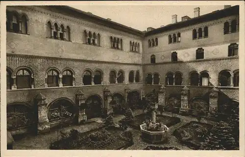 Nonnberg Salzburg Benediktinenkloster Kreuzgarten