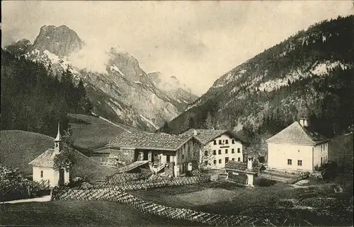 Weissbach Lofer Teilansicht Hirschbuehel Steinberge / Weissbach bei Lofer /Pinzgau-Pongau