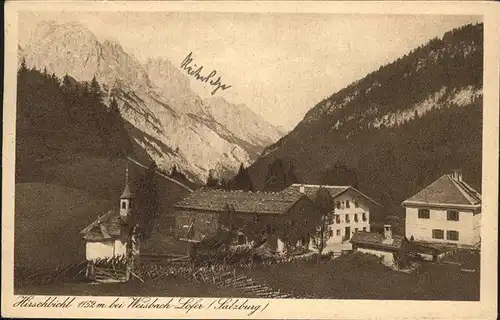 Weissbach Lofer Teilansicht Hirschbuehel Steinberge / Weissbach bei Lofer /Pinzgau-Pongau