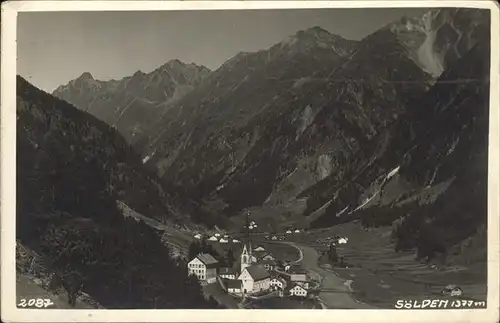 Soelden oetztal Panorama Soelden oetztal / Soelden /Tiroler Oberland