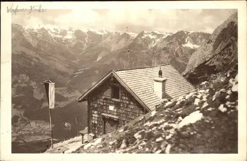 Werfen Salzburg Werfnerhuette im Tennengebirge Kat. Werfen