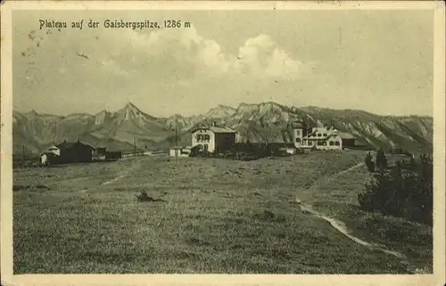 Salzburg Oesterreich Plateau auf der Gaisbergspitze Kat. Salzburg