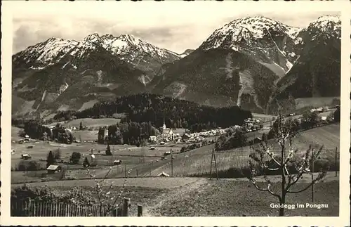 Goldegg Panorama Goldegg Salzachtal Salzburger Land Kat. Goldegg