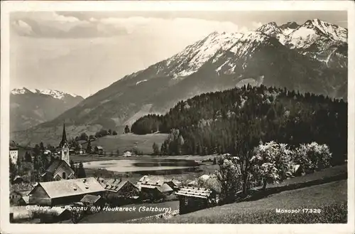 Goldegg Teilansicht Goldegg Salzachtal Goldegger See Heukareck Salzburger Land Kat. Goldegg